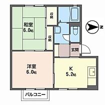 エトワールＢ 202 ｜ 秋田県秋田市寺内字三千刈336-2（賃貸アパート2K・2階・39.60㎡） その2