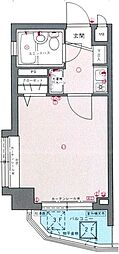 ステイタスマンション輝国 1Kの間取図画像