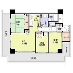 ハイムプラザ北浦和 3LDKの間取図画像