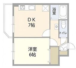 モナークマンション方南町 3階1DKの間取り