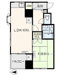 ゴールドパレス豊玉 1LDKの間取図画像