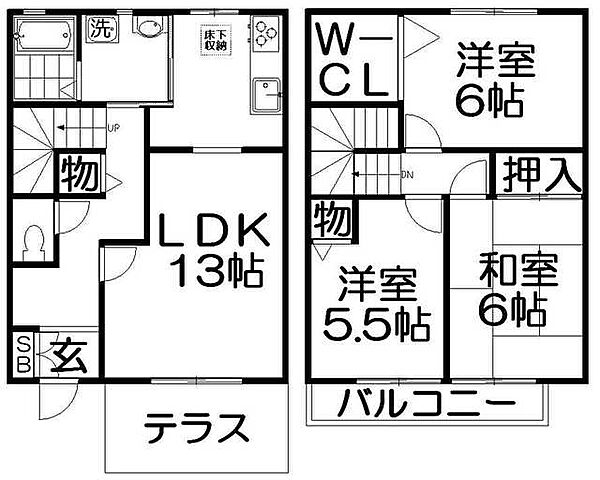 フレスコ ｜大阪府寝屋川市楠根南町(賃貸アパート3LDK・1階・81.84㎡)の写真 その2