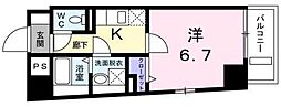 グランドルチェ東日本橋 1Kの間取図画像