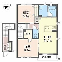 フェリシード王寺 A201 ｜ 奈良県生駒郡三郷町勢野東６丁目245-1之一部（賃貸アパート2LDK・2階・57.68㎡） その2