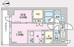 文京区水道1丁目マンション 1SLDKの間取図画像