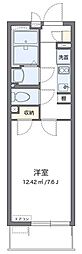 グリーンガーデン 1Kの間取図画像