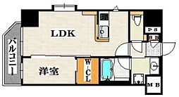 ネストピア博多駅前2 1LDKの間取図画像