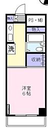 K-グランデ 1Kの間取図画像