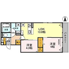物件の間取り