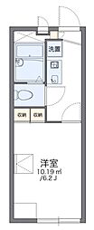 レオパレスエトワール栄町2 1Kの間取図画像