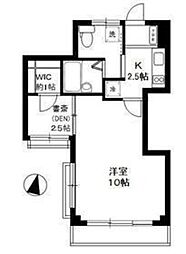 アンカンシェル松島 2階1SKの間取り