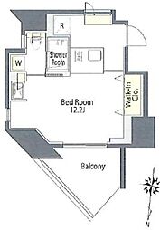 プライムメゾン本郷 3階ワンルームの間取り