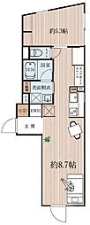 アイリス大塚 ワンルームの間取図画像
