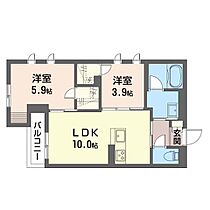 グランメール幸 00302 ｜ 神奈川県川崎市幸区塚越３丁目424（賃貸マンション2LDK・3階・46.54㎡） その2