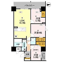 物件の間取り