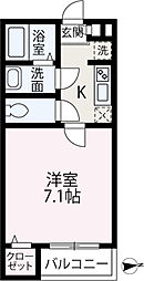 間取図画像 1K