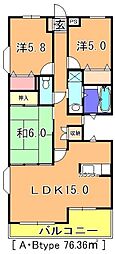 コルディアーレ西志津 3LDKの間取図画像