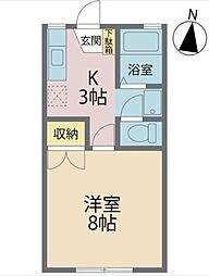 間取図画像 1K