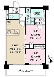 N-Stage赤羽志茂 2LDKの間取図画像