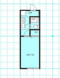 ヤングビレッヂ ワンルームの間取図画像
