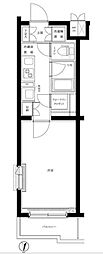 ルーブル西蒲田参番館 1Kの間取図画像