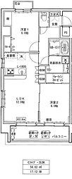 GRANDE座間駅前 2LDKの間取図画像