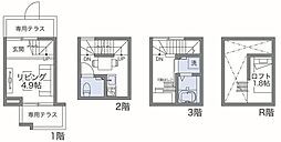 MaisonNeko 1SKの間取図画像