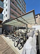 屋根付き駐輪場が嬉しいです♪♪