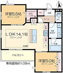 物件の間取り