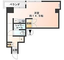 MGビル ワンルームの間取図画像
