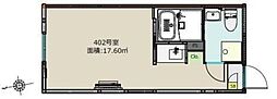BoaSorte綾瀬1丁目 ワンルームの間取図画像