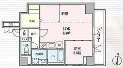 GradoSumiyoshi 1LDKの間取図画像