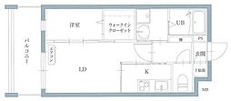 リアンレガーロ井尻ステーション2 1LDKの間取図画像