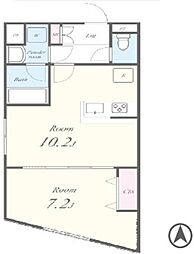 Residence Koenji Square 1LDKの間取図画像