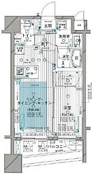 シティインデックス木場 1LDKの間取図画像