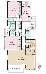 Uガーデン杉並 3LDKの間取図画像