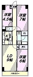 間取図画像 3LDK