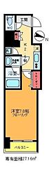 Tranciel小岩 1Kの間取図画像