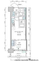 パークアクシス池袋イースト 1LDKの間取図画像