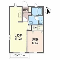 フェリーチェ西勝山 201 ｜ 宮城県仙台市青葉区西勝山26-12（賃貸アパート1LDK・2階・41.20㎡） その2