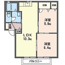 サンライズ鳥羽Ａ 00102 ｜ 埼玉県鴻巣市筑波２丁目4-14（賃貸アパート2LDK・1階・58.82㎡） その2