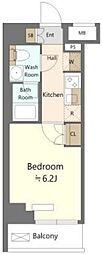 SHOKEN Residence川崎大師 1Kの間取図画像