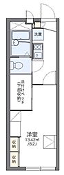 レオパレスフレンズ 1Kの間取図画像
