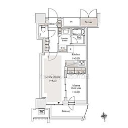 OIMACHI TRACKS RESIDENCE 1LDKの間取図画像