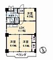 真締川ハイツ2階4.8万円