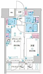 Genoviaカネガフチ 1DKの間取図画像