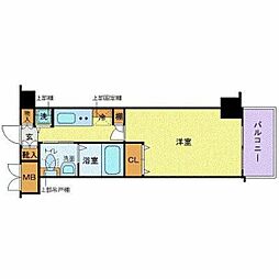 フェニックス吉祥寺アヴァンティーク 1Kの間取図画像