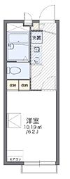 レオパレスフロール市沢 1Kの間取図画像