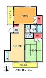 グランドールアイダD棟 2階