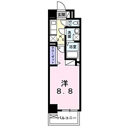 アルカディアIX 1Kの間取図画像